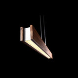 Drift Linear Suspension by Modern Forms, Finish: Walnut - Modern Forms, Dark Walnut - Modern Forms, Size: Small, Medium, Large, | Casa Di Luce Lighting
