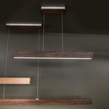 Drift Linear Suspension by Modern Forms, Finish: Walnut - Modern Forms, Dark Walnut - Modern Forms, Size: Small, Medium, Large, | Casa Di Luce Lighting