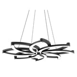 Bloom Pendant by Modern Forms, Finish: Aluminum Brushed, Black, , | Casa Di Luce Lighting