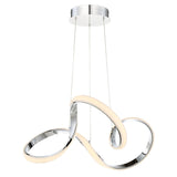 White Vornado dweLED Pendant by WAC Lighting