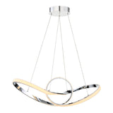 White Vornado dweLED Pendant by WAC Lighting
