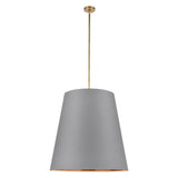 Calor Suspension by Alora, Color: Black with Gold, Grey with Gold, White with Gold, Finish: Urban Bronze, Vintage Brass, Size: Small, Large | Casa Di Luce Lighting