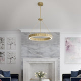 Kensington Pendant by Alora, Finish: Brass Brushed, Blackened Steel-Alora, , | Casa Di Luce Lighting
