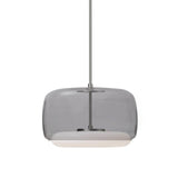 Enkel Pendant by Kuzco, Finish: Clear/Vintage Brass, Smoked/Brushed Nickel, Size: Small, Large, | Casa Di Luce Lighting