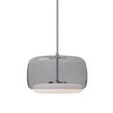 Enkel Pendant by Kuzco, Finish: Clear/Vintage Brass, Smoked/Brushed Nickel, Size: Small, Large, | Casa Di Luce Lighting