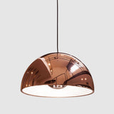 Dome Pendant Light by Seed Design, Finish: Matt Black, Chrome, Copper, White, Size: Medium, Large, | Casa Di Luce Lighting