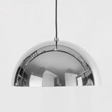 Dome Pendant Light by Seed Design, Finish: Chrome, Size: Medium, | Casa Di Luce Lighting