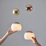 Jojo LED Pendant Light by Seed Design, Finish: Copper, Matt Brass, , | Casa Di Luce Lighting