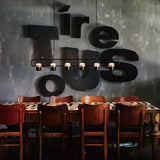 Ling 6 Linear Suspension by Seed Design, Finish: Black/Copper, White/Brass, , | Casa Di Luce Lighting