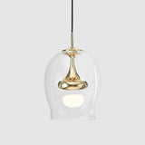 Moai Pendant by Seed Design, Finish: Copper, Brass, Size: Medium, Large, | Casa Di Luce Lighting