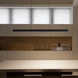 Mumu LED Linear Suspension by Seed Design, Finish: Matt Black, Matt White-Axo Light, Size: Large, X-Large, | Casa Di Luce Lighting