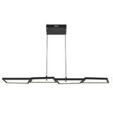 PDL44 Geometric Linear Pendant - Black
