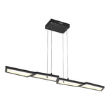 PDL44 Geometric Linear Pendant - Black