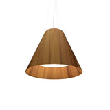 Conico Pendant By Accord, Color: Teak, Size: Large, ,| Casa Di Luce Lighting