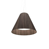 Conico Pendant By Accord, Color: American Walnut, Size: Large, ,| Casa Di Luce Lighting