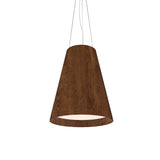 Conico Pendant By Accord, Color: Imbuia, Size: Small, ,| Casa Di Luce Lighting