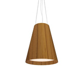 Conico Pendant By Accord, Color: Teak, Size: Small, , ,| Casa Di Luce Lighting