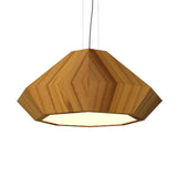 Diamante 1224 Pendant Light by Accord, Color: Teak-Accord, Light Option: LED, Size: Large | Casa Di Luce Lighting