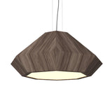 Diamante 1224 Pendant Light by Accord, Color: American Walnut-Accord, Light Option: LED, Size: Medium | Casa Di Luce Lighting
