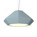 Diamante 1224 Pendant Light by Accord, Color: Satin Blue-Accord, Light Option: E26, Size: Large | Casa Di Luce Lighting
