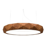 Facetado 1357 Pendant Light by Accord, Color: Matte Black, Imbuia-Accord, White, Louro Frejo-Accord, Teak-Accord, Cappuccino-Accord, American Walnut-Accord, Gloss Black-Accord, Iredescent White-Accord, Light Pink-Accord, Gold, Teal-Accord, Olive Green, Ferrari Red-Accord, Copper, Bronze, Maple-Accord, Pale Gold-Accord, Lead Grey-Accord, Satin Blue-Accord, Size: Small, Medium, Large, | Casa Di Luce Lighting