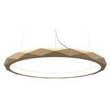 Facetado 1354 Pendant Light by Accord, Color: Maple, Size: Small, Medium, Large, | Casa Di Luce Lighting