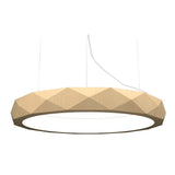 Facetado 1357 Pendant Light by Accord, Color: Maple-Accord, Size: Small, | Casa Di Luce Lighting