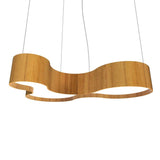 KS Line Pendant Light by Accord, Color: Teak, Size: Small, Medium, Large, | Casa Di Luce Lighting