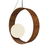 Sfera Pendant Light By Accord, Color: Imbuia, ,| Casa Di Luce Lighting