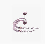 Penelope 5 Light Semi Flushmount by Iris Cristal