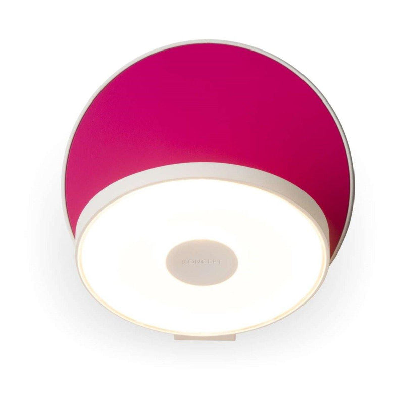 Gravy LED Wall Sconce by Koncept, Color: Pink, Finish: Silver, Installation Type: Plugin | Casa Di Luce Lighting