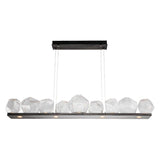 Gem Linear Chandelier by Hammerton, Color: Bronze, Finish: Gunmetal, Size: Medium | Casa Di Luce Lighting