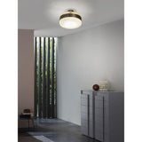 Futura Ceiling Light by Vistosi, Color: Amber/Antique Brass - Vistosi, White/Black - Vistosi, Smokey/Brown - Vistosi, Crystal/Copper - Vistosi, Finish: Black, Copper, | Casa Di Luce Lighting