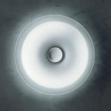 Small Chrome Planet Ceiling Light by Leucos