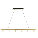 Ponte Linear Suspension By Tech Lighting, Finish: Natural Brass