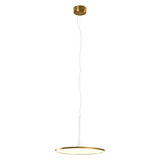 Brushed Gold/Matt White-Medium Piano Suspension by Page One