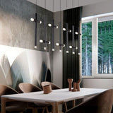 Seesaw 7 Light Pendant in Restaurant