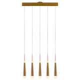 Meteor 5 Suspension by Page One, Color: Satin Dark Gray-Page One, Brushed Gold-Page One, Brushed Aluminum-Page One, , | Casa Di Luce Lighting