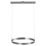 Satin Aluminum Prometheus Round Suspension by Page One