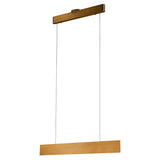 Brushed Gold-Medium Prometheus Linear Pendant by Page One