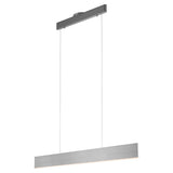 Satin Aluminum-Medium Prometheus Linear Pendant by Page One
