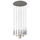 Meteor 28 Suspension by Page One, Color: Satin Dark Gray-Page One, Brushed Gold-Page One, Brushed Aluminum-Page One, , | Casa Di Luce Lighting