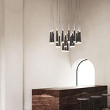 Meteor 28 Suspension by Page One, Color: Satin Dark Gray-Page One, Brushed Gold-Page One, Brushed Aluminum-Page One, , | Casa Di Luce Lighting