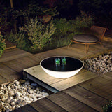 Solar Outdoor Floor Lamp in garden
