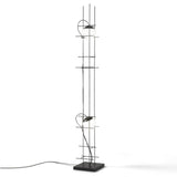 Black/White Plot Frame PT 2 Floor Lamp by Vistosi