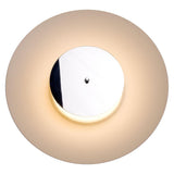 Chrome/Vanilla Small Sombrero Wall Sconce by Page One