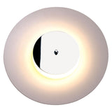 Chrome/Vanilla Large Sombrero Wall Sconce by Page One