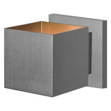 Brushed Aluminum Pandora Symmetrical Wall Sconce by Page One