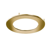 4” Recessed Panel Trim - Brushed Brass