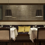 Ebony Renata Pendant in Restaurant